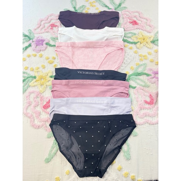 Victoria's Secret Other - Victoria's Secret Panty Set 7 Pack Women's Briefs Various Colors Size M